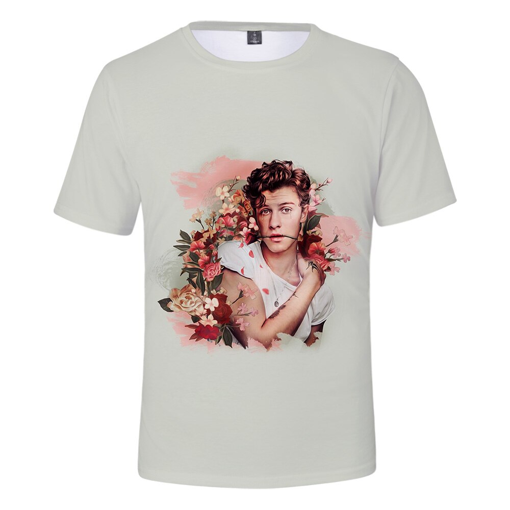 2021 New Shawn Mendes Printed 3D T Shirt Summer Fashion Short Sleeve T shirt Men Women 2 - Shawn Mendes Shop
