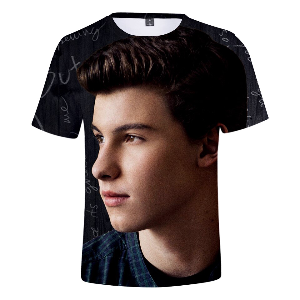 2021 New Shawn Mendes Printed 3D T Shirt Summer Fashion Short Sleeve T shirt Men Women 3 - Shawn Mendes Shop