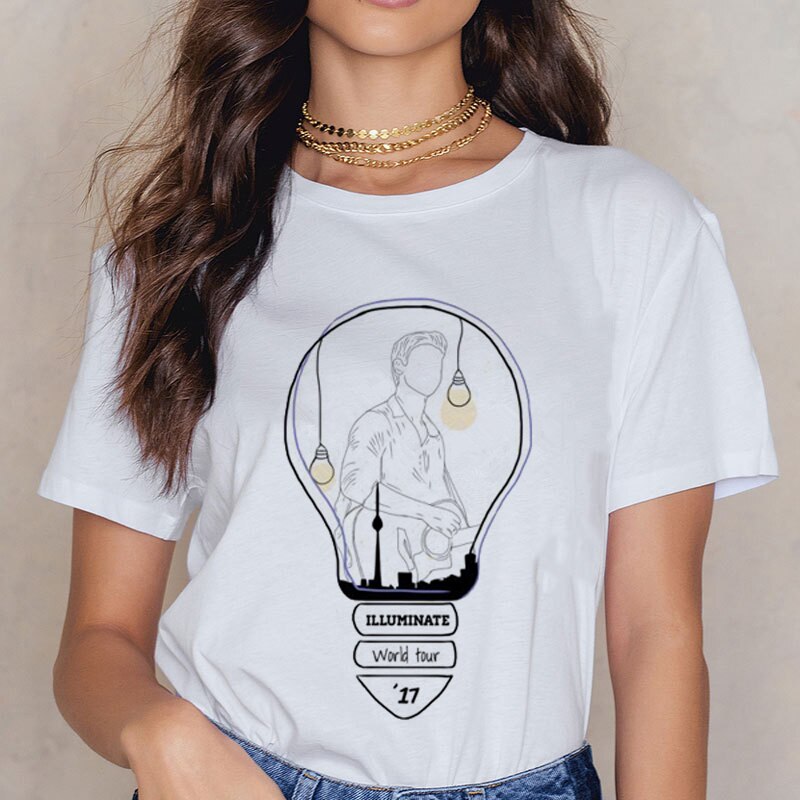 Female Shawn Mendes Funny Printed T Shirts Women Harajuku Ullzang T shirt 90s Graphic Funny Print 1 - Shawn Mendes Shop
