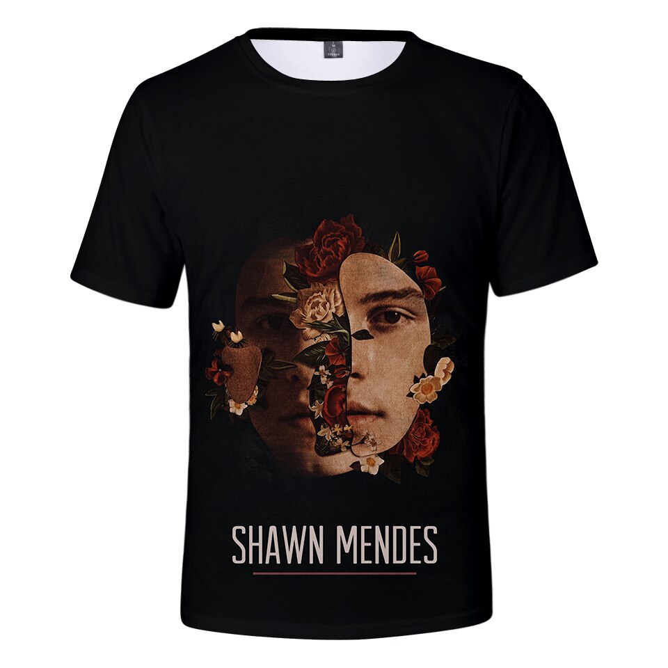 Shawn Mendes 3D T Shirt 2019 Summer Short Sleeve Tshirt T shirt Streetwear Hip Hop Men 4 - Shawn Mendes Shop