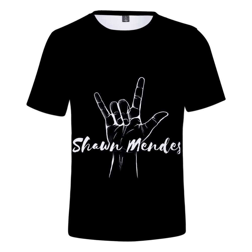 Shawn Mendes 3D T Shirt Men Women Harajuku Tumblr Tshirt T shirt Fashion Cotton Funny Short 1 - Shawn Mendes Shop