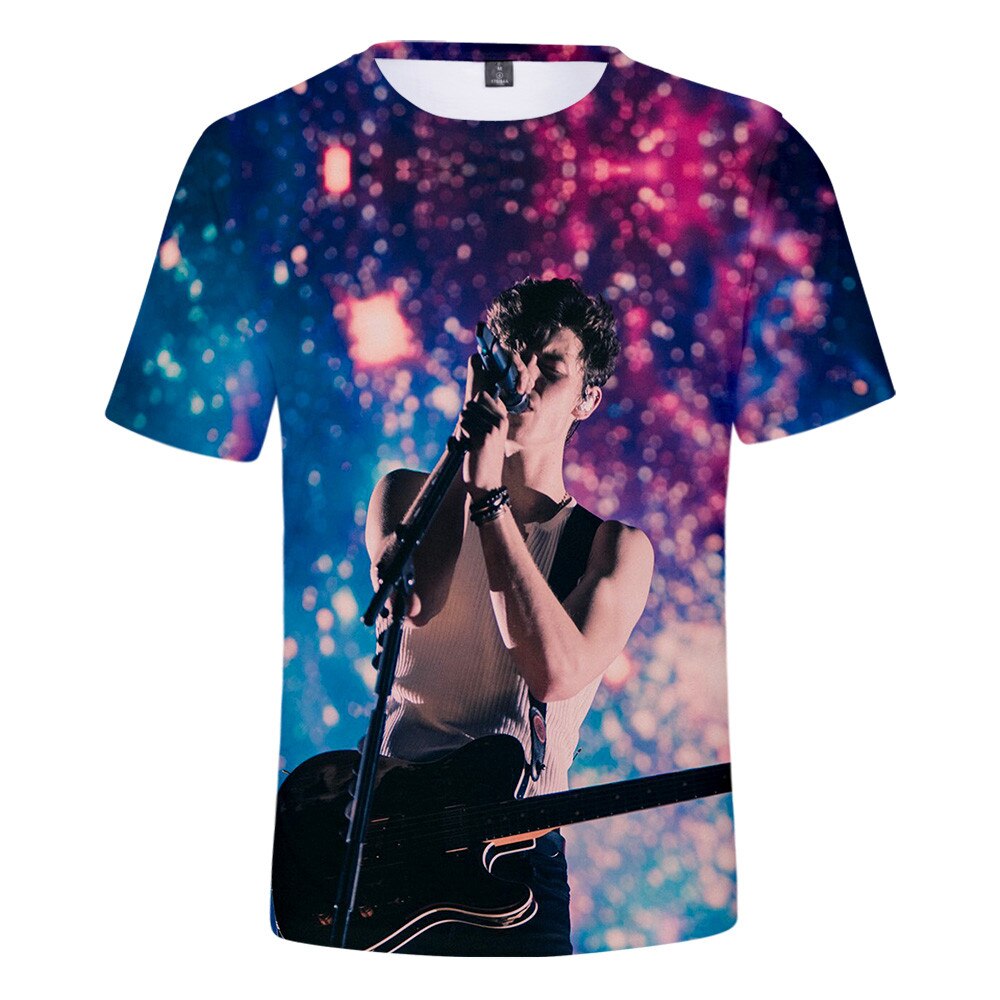 Shawn Mendes 3D T Shirt Men Women Harajuku Tumblr Tshirt T shirt Fashion Cotton Funny Short 5 - Shawn Mendes Shop