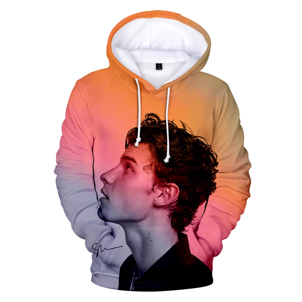 Shawn Mendes 3D hoody men womn Hot Fashion print Popular pullovers Shawn Mendes Harajuku 3D hoodie - Shawn Mendes Shop
