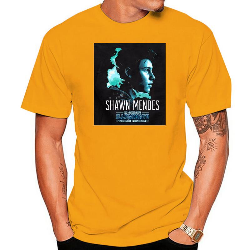 T Shirt SHAWN MENDES Shirt Illuminate Mans Unique Cotton Short Sleeves O Neck T Shirt Summer - Shawn Mendes Shop