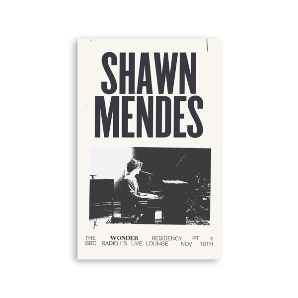 WONDER RESIDENCY PII LITHO I SM1908 Default Title Official Shawn Mendes Merch