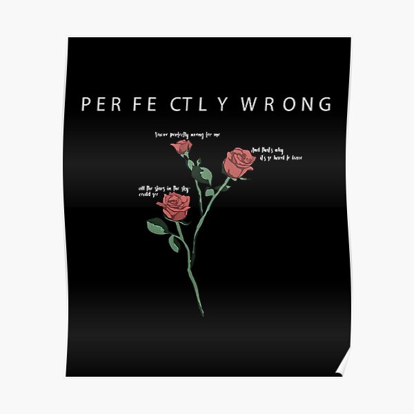 Best Perfectly Wrong - Shawn Mendes Poster RB0308 product Offical shawn mendes Merch