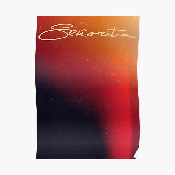Camila Cabello & Shawn Mendes 'Señorita' Poster RB0308 product Offical shawn mendes Merch