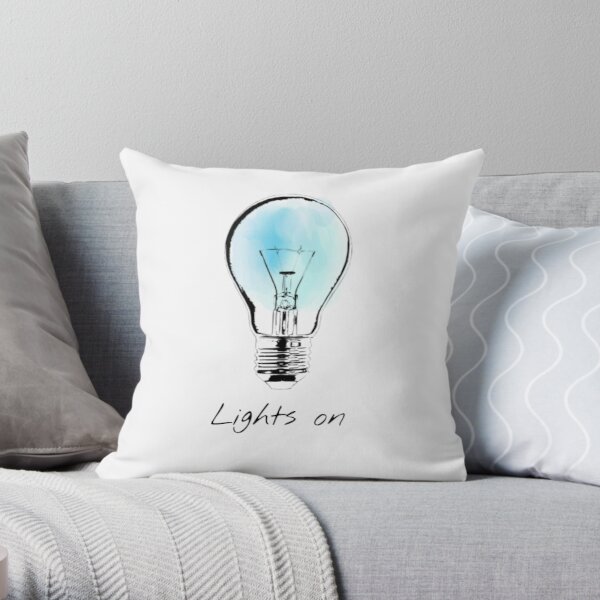 Shawn Mendes - Lights on  Throw Pillow RB0308 product Offical shawn mendes Merch