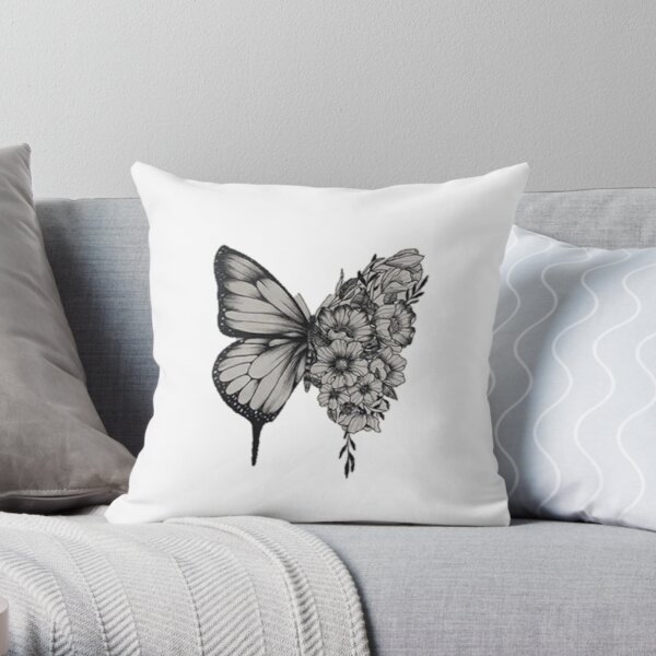 Butterfly Tattoo Shawn Mendes Throw Pillow RB0308 product Offical shawn mendes Merch